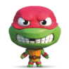 LES TORTUES NINJAS - Raffaello - Figurine Elastikorps 10cm