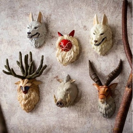PRINCESSE MONONOKE - Assortiment de 6 magnets 3D à collectionner