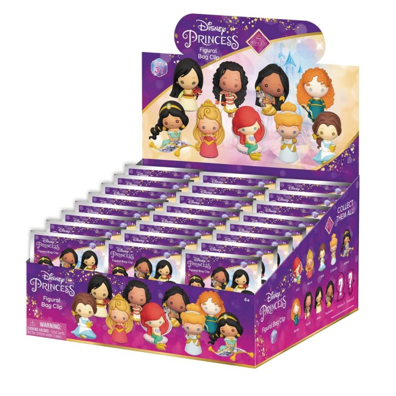 DISNEY - Princesse - Serie 31 - 3D Foam Bag Clip (Display 24 Pcs) DISNEY - Princesse - Serie 31 - 3D Foam Bag Clip (Display 24 Pcs)