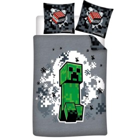 MINECRAFT - Parure de lit 140x200cm + 65x65cm