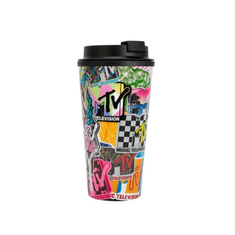 MTV - Mug Isotherme de Voyage - 450 ml MTV - Mug Isotherme de Voyage - 450 ml
