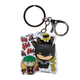 BATMAN & JOCKER - Porte-Clé 3D