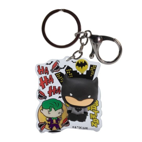 BATMAN & JOCKER - Porte-Clé 3D