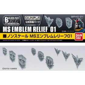GUNDAM - Builders Parts HD MS Emblem Relief 01 - Model Kit