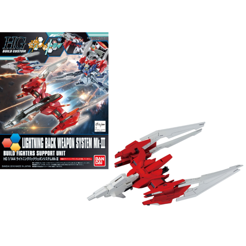 GUNDAM - HGBC 1/144 Lightning Back Weapon System MK-III - Model Kit GUNDAM - HGBC 1/144 Lightning Back Weapon System MK-III - Model Kit