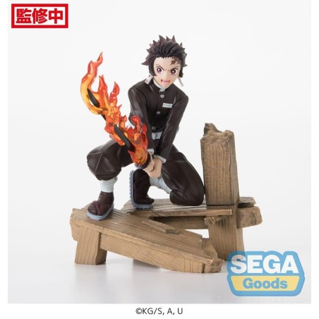 DEMON SLAYER - Tanjiro Kamado - Statuette Xross Link Anime 12cm