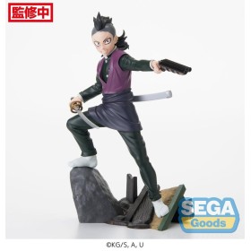 DEMON SLAYER - Genya Shinazugawa - Statuette Xross Link Anime 15cm