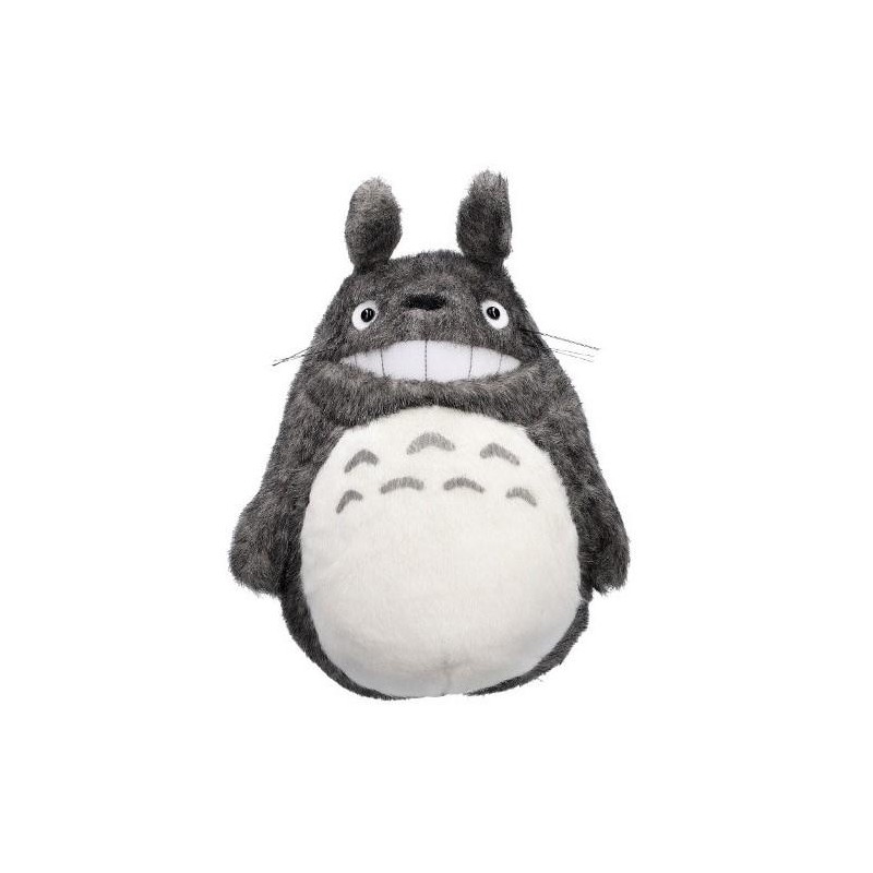 MON VOISIN TOTORO - Totoro Gris Souriant - Peluche Acrylique M MON VOISIN TOTORO - Totoro Gris Souriant - Peluche Acrylique M