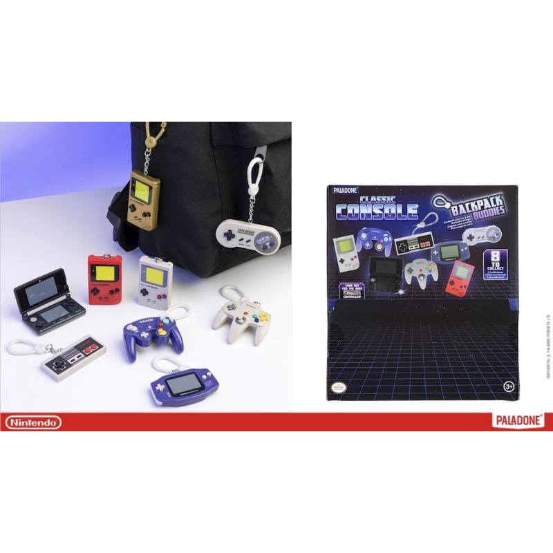 NINTENDO - Console Backpack Buddies (Display 24 Pcs) NINTENDO - Console Backpack Buddies (Display 24 Pcs)