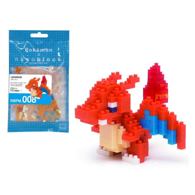 POKEMON - Dracaufeu - Figurine Nanoblock 10cm POKEMON - Dracaufeu - Figurine Nanoblock 10cm