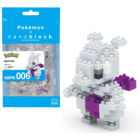 POKEMON - Mewtwo - Figurine Nanoblock 10cm