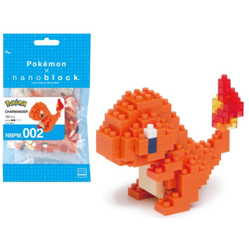 POKEMON - Salamèche - Figurine Nanoblock 10cm POKEMON - Salamèche - Figurine Nanoblock 10cm