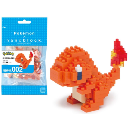 POKEMON - Salamèche - Figurine Nanoblock 10cm