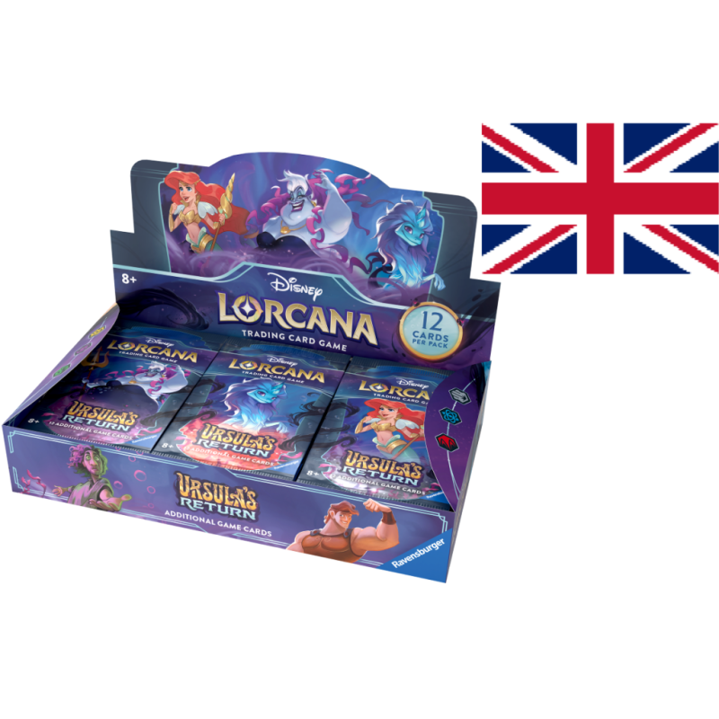 DISNEY - Lorcana - Trading Cards Boite de 24 Boosters Chapitre 4 - UK DISNEY - Lorcana - Trading Cards Boite de 24 Boosters Chapitre 4 - UK