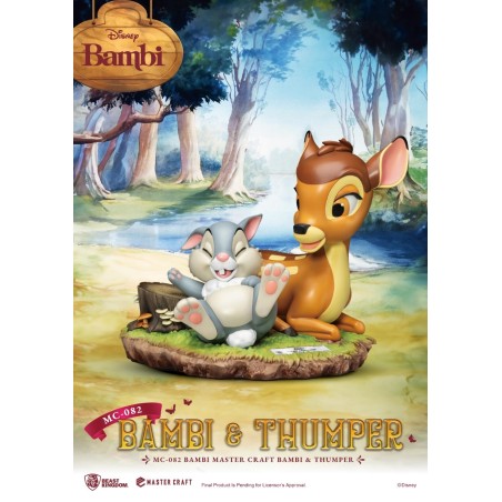 BAMBI - Bambi & Panpan - Statuette Master Craft 26.5cm
