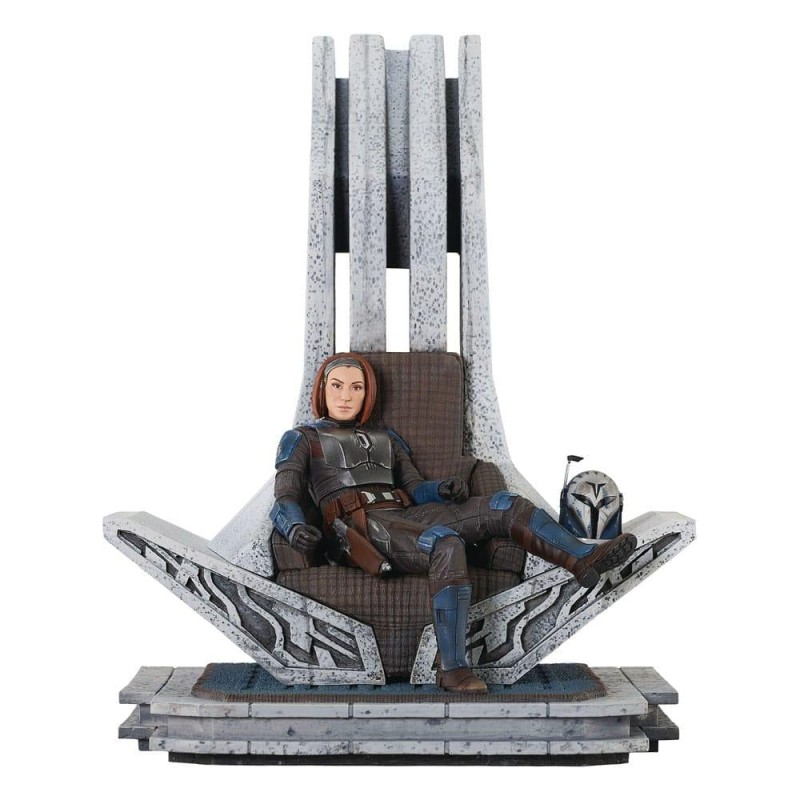 THE MANDALORIAN - Bo-Katan sur Throne - Statue Premier Collection 35cm THE MANDALORIAN - Bo-Katan sur Throne - Statue Premier Collection 35cm