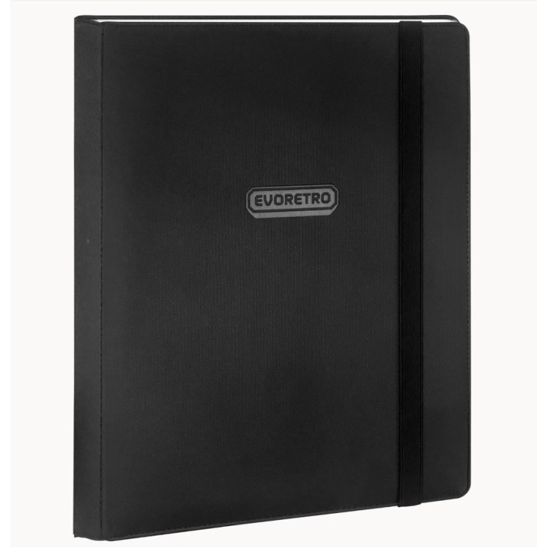 EVORETRO - Classeur cartes rég. 9 poches 360 cartes a/ élastique Noir EVORETRO - Classeur cartes rég. 9 poches 360 cartes a/ élastique Noir