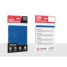 EVORETRO -Pochettes cartes mates F. stand. 66x91mm Bleu Petro 100-Pack