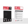EVORETRO -Pochettes cartes mates Format standard 66x91mm noir 100-Pack