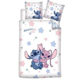 LILO & STITCH - Parure de lit 140x200cm + 65x65cm - Stitch et Angel
