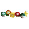 SUPER MARIO - Assortiment de 12 Bag Clips Peluches - 10cm