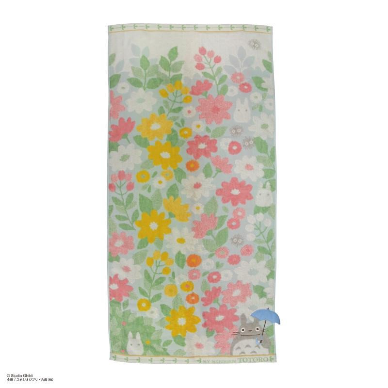 MON VOISIN TOTORO - Champs de Fleurs - Grande Serviette 60x120cm MON VOISIN TOTORO - Champs de Fleurs - Grande Serviette 60x120cm