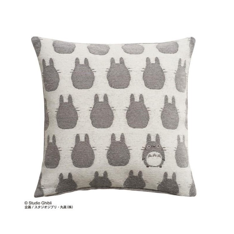 MON VOISIN TOTORO - Totoro Gris - Coussin 45x45cm MON VOISIN TOTORO - Totoro Gris - Coussin 45x45cm