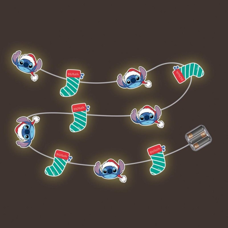 STITCH - Guirlande Lumineuse Noël - 10 LED - 1,65m STITCH - Guirlande Lumineuse Noël - 10 LED - 1,65m