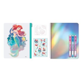 LA PETITE SIRENE - Set de Papeterie + Trousse + Notebook A5 - 7pc.