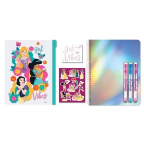 DISNEY - Princesses - Set de Papeterie + Trousse + Notebook A5 - 7pc.