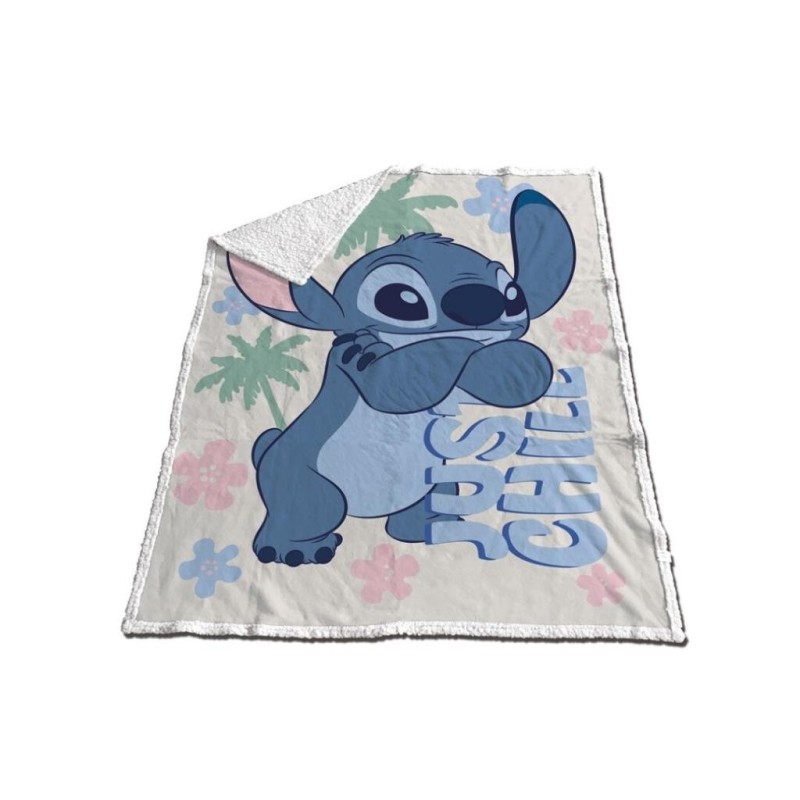 LILO & STITCH - Couverture Sherpa 130x170cm - Stitch Just Chill LILO & STITCH - Couverture Sherpa 130x170cm - Stitch Just Chill