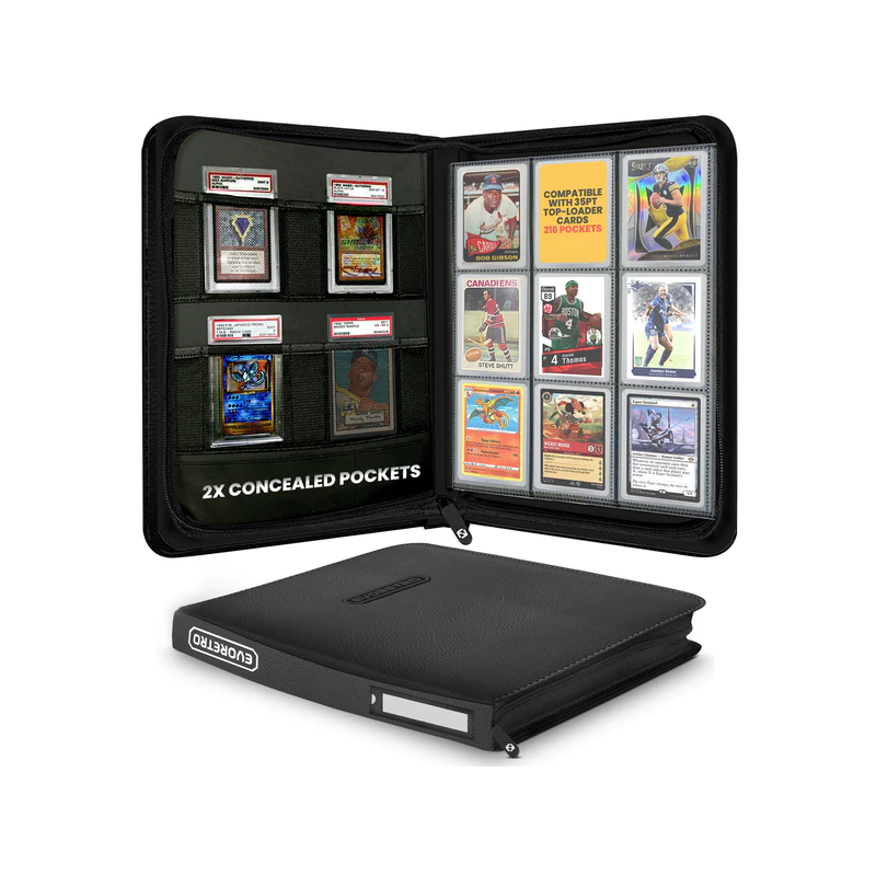 EVORETRO - Shield+ 216 Topload Cards Binder Black EVORETRO - Shield+ 216 Topload Cards Binder Black