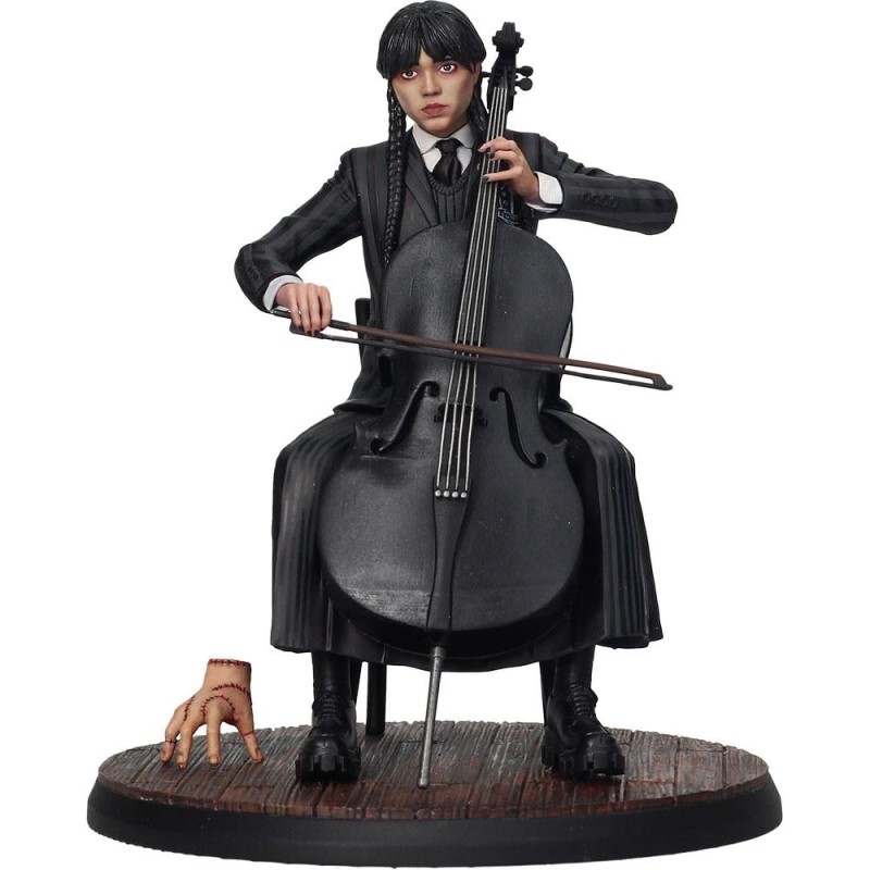MERCREDI avec son Violoncelle - Figurine 15cm MERCREDI avec son Violoncelle - Figurine 15cm