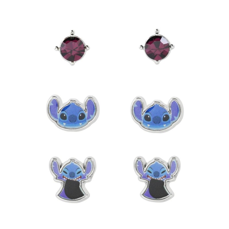 STITCH - Scary Stitch - 3 Paires de Clous d'Oreilles STITCH - Scary Stitch - 3 Paires de Clous d'Oreilles