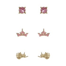 LA BELLE AU BOIS DORMANT - 3 Paires de Clous d'Oreilles