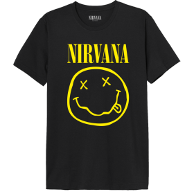 NIRVANA - Smiley Logo - T-Shirt Homme (XXL)