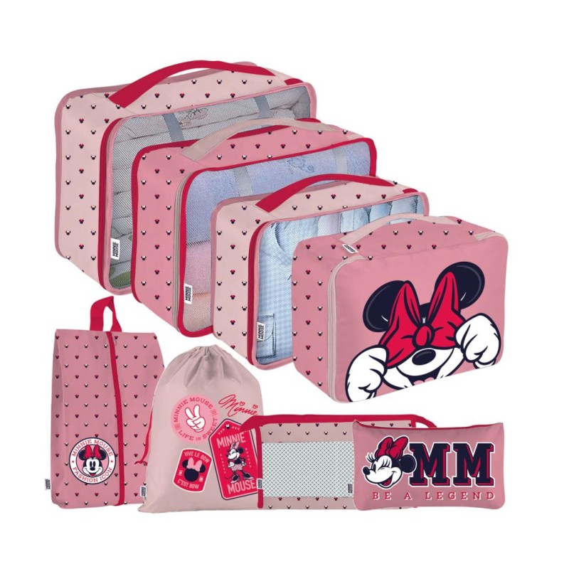 MINNIE - Organisateurs de Bagage - 8pc. MINNIE - Organisateurs de Bagage - 8pc.