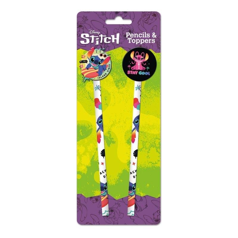 LILO & STITCH - Acid Pops - Pencil & Topper 2PK LILO & STITCH - Acid Pops - Pencil & Topper 2PK