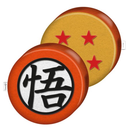 DRAGON BALL Z - Logo - Coussin 3D Velboa - 36cm