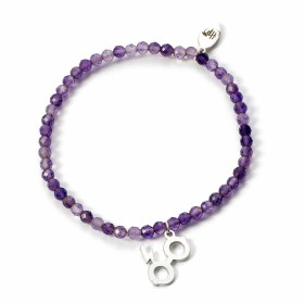 HARRY POTTER - Eclair & Lunettes - Charme en Argent & Bracelet Perles