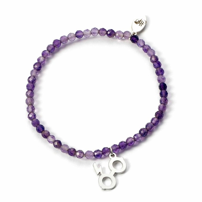 HARRY POTTER - Eclair & Lunettes - Charme en Argent & Bracelet Perles HARRY POTTER - Eclair & Lunettes - Charme en Argent & Bracelet Perles