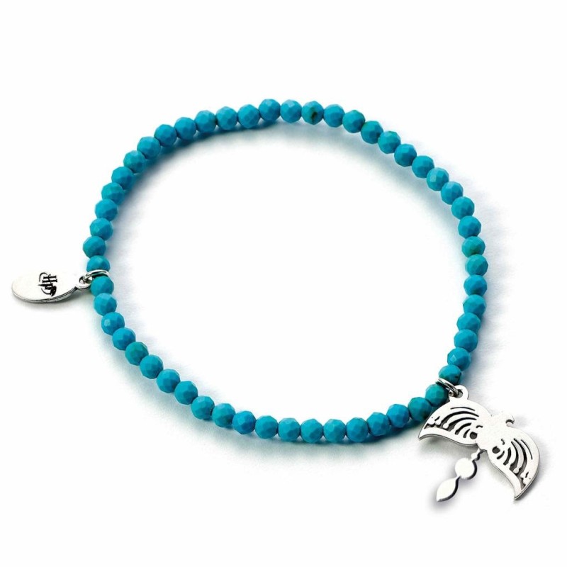HARRY POTTER - Diadème - Charme en Argent & Bracelet Perles HARRY POTTER - Diadème - Charme en Argent & Bracelet Perles