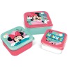 MINNIE - Boîtes à Snack - 3 pcs