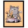 VO MARIA - Kawaii Neko Cat - Impression encadrée 30x40cm
