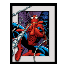 SPIDER-MAN - Swinging - Impression encadrée 30x40cm