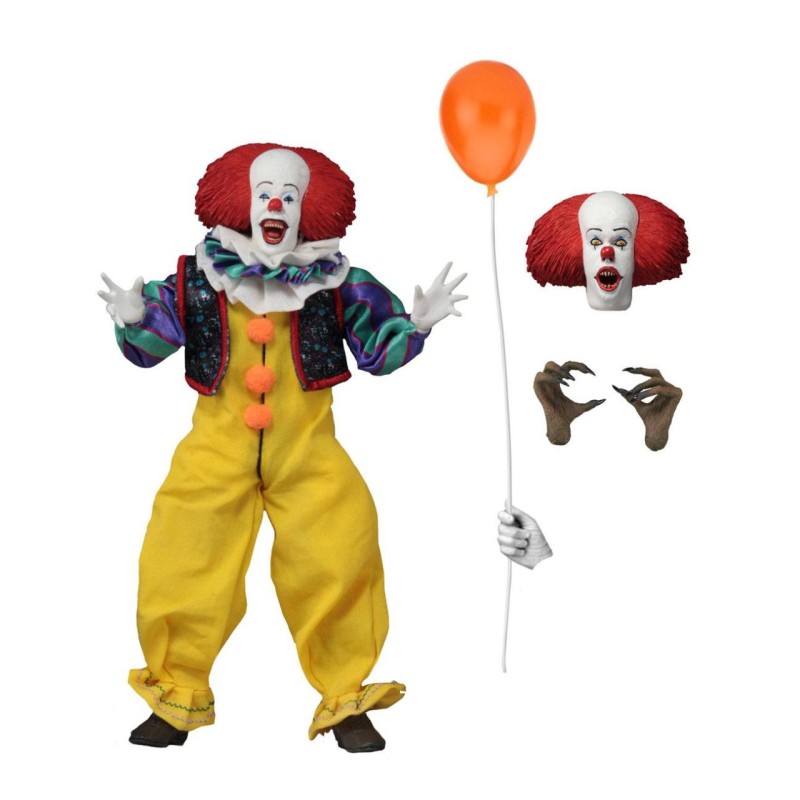 CA - Retro Pennywise 1990 - Figurine articulée 20cm CA - Retro Pennywise 1990 - Figurine articulée 20cm
