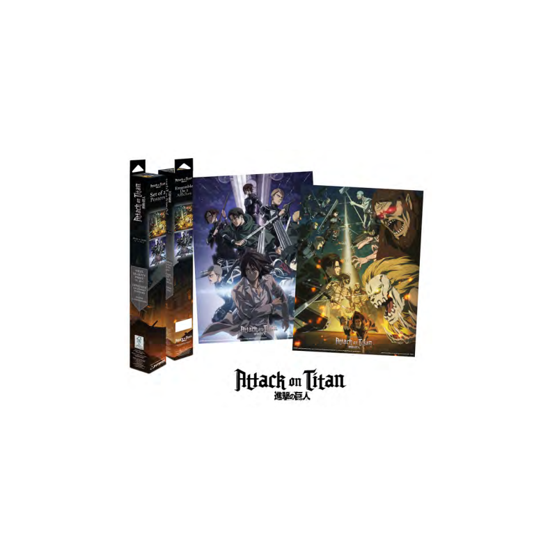 L'ATTAQUE DES TITANS - Saison Finale - Set 2 Posters 52 x 38cm L'ATTAQUE DES TITANS - Saison Finale - Set 2 Posters 52 x 38cm