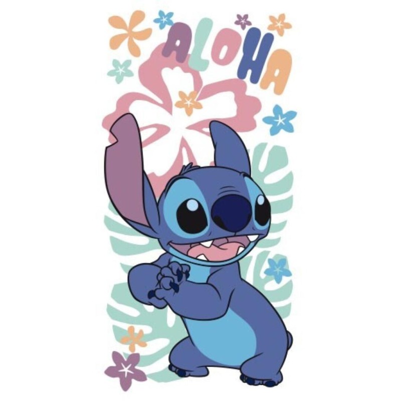 LILO & STITCH - Aloha - Serviette de Plage 100% Polyester 70x140cm LILO & STITCH - Aloha - Serviette de Plage 100% Polyester 70x140cm
