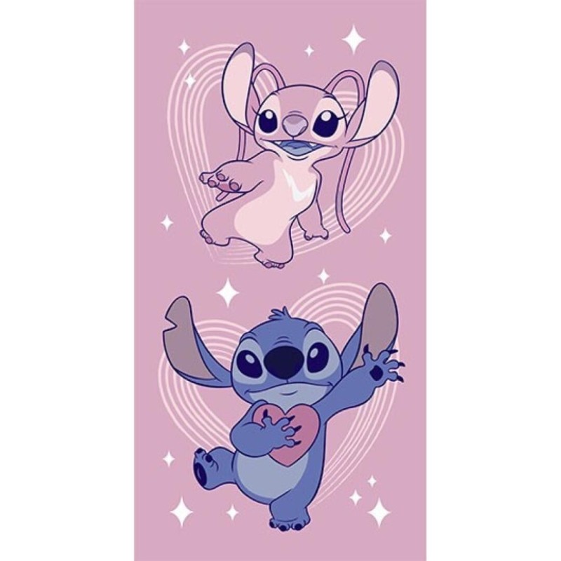 LILO & STITCH - Angel - Serviette de Plage 100% Polyester 70x140cm LILO & STITCH - Angel - Serviette de Plage 100% Polyester 70x140cm