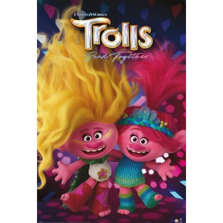 TROLLS BAND TOGETHER - Viva & Poppy - Poster 61 x 91cm
